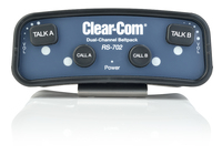 RS-702 2 CH. DUAL LISTEN MONAURAL BELTPACK:  ENCORE TWO-CHANNEL STANDARD DUAL LISTEN MONAURAL BELTPACK
